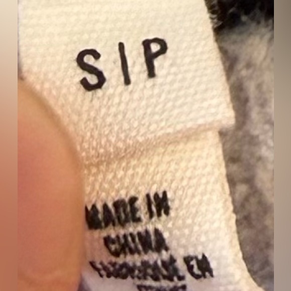 NWOT Aerie Gray and Green Striped Women's Sweater - Picture 3 of 6